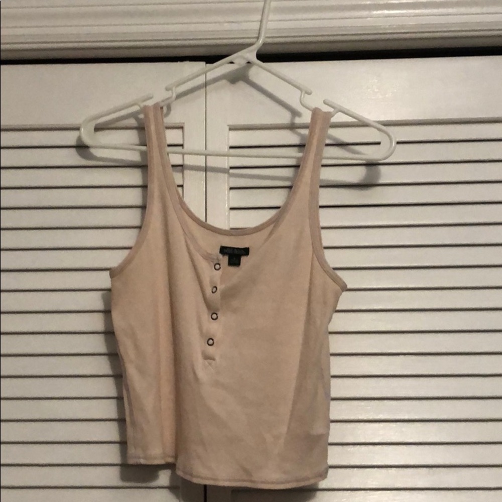 Blush Pink Crop Tank